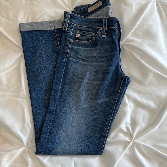 AUTH AG CIGARETTE ROLL UP JEAN SIZE 24 - Picture 1 of 9